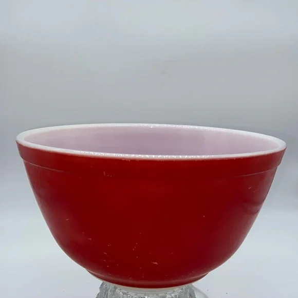 Pyrex Kitchen Vintage Pyrex Red Medium Mixing Bowl 42 Poshmark